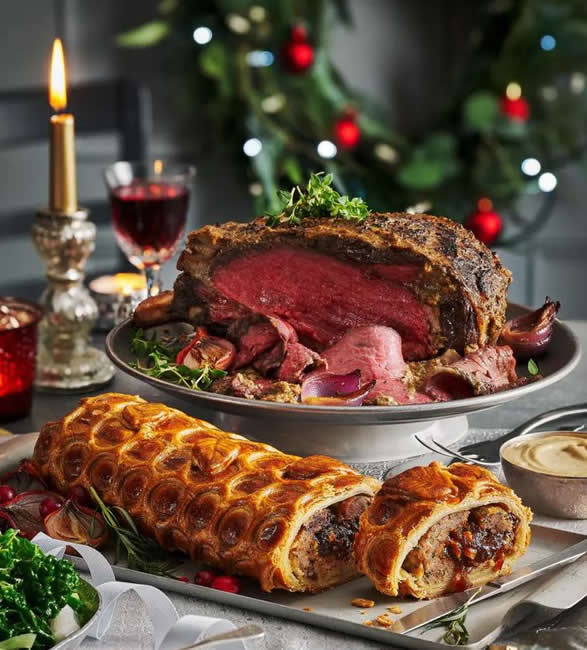 Buffet Catering For Christmas Private Celebration Event