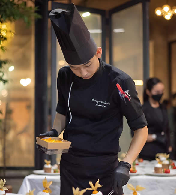 Western Set Course Catering For Wedding Dinner