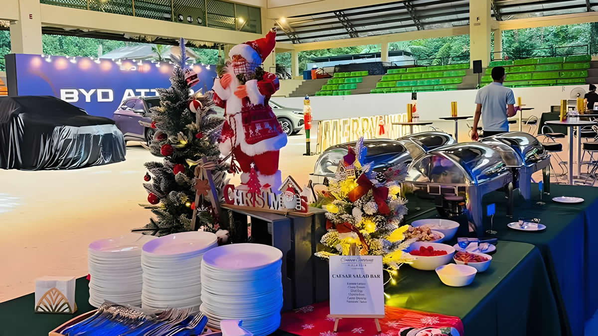 Xmas Buffet Catering For BYD